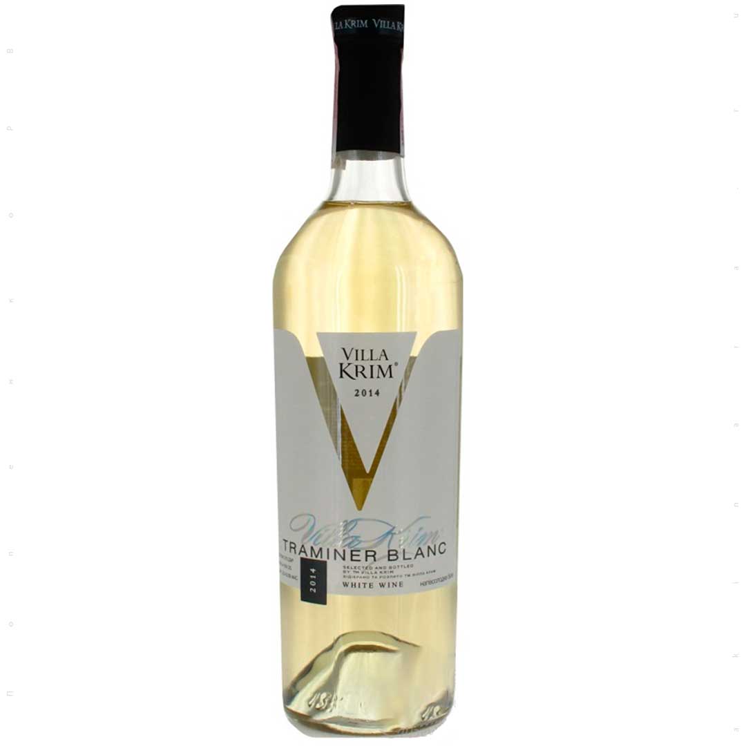 Вино Villa Krim Traminer Blanc біле напівсолодке 0,75л 9,5-13% Вино напівсолодке на GRADUS.MARKET. Тел: 063 6987172. Доставка, гарантія, кращі ціни!, фото1