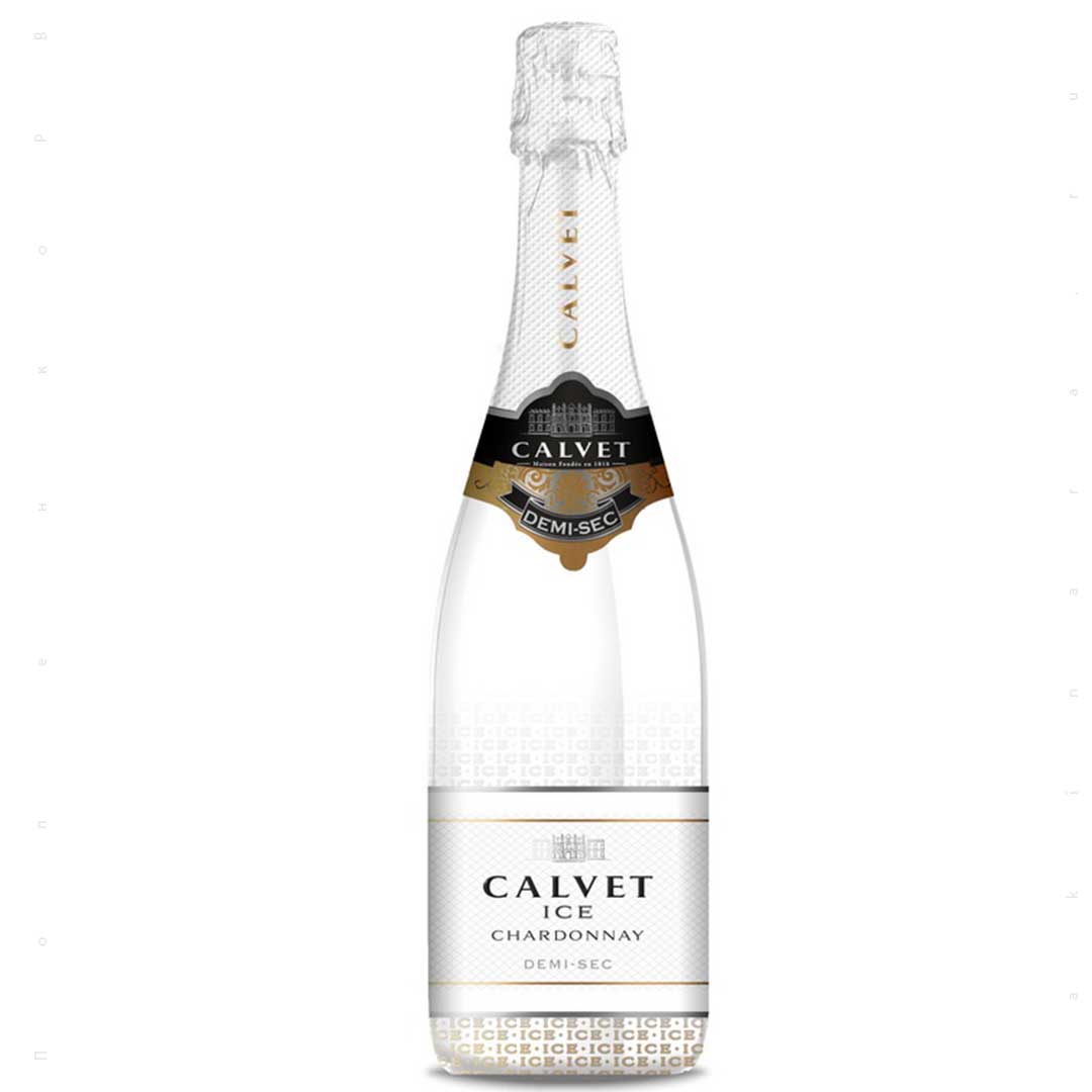 Вино игристое Calvet Ice Chardonnay белое полусухое 0,75л 11,5% Шампанское полусухое в GRADUS.MARKET. Тел: 063 6987172. Доставка, гарантия, лучшие цены!, фото1