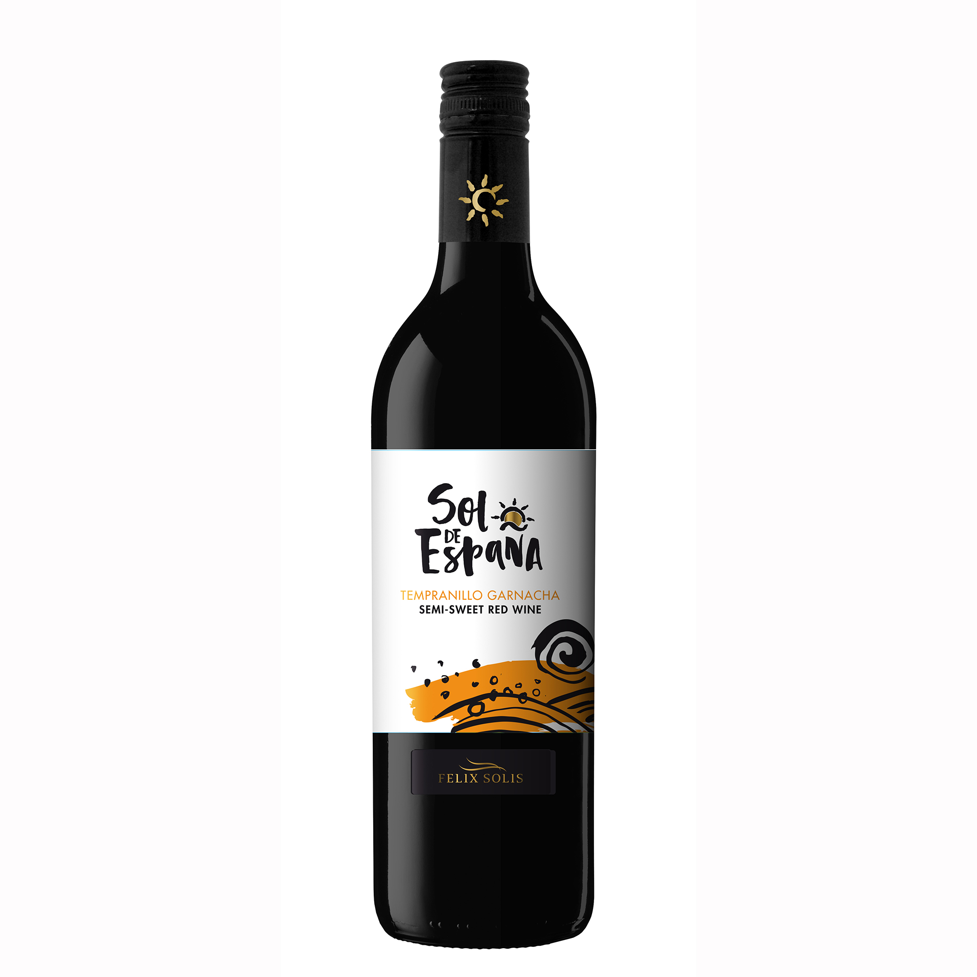 Вино Sol de Espana Tempranillo Garnacha Semi-Sweet полусладкое красное (1502) 0,75л 11,5% Вино полусладкое в GRADUS.MARKET. Тел: 063 6987172. Доставка, гарантия, лучшие цены!, фото1