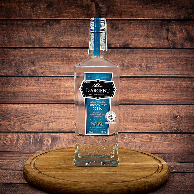 Джин Bleu D'argent London Dry Gin 0,7 л 43,50% Джин на GRADUS.MARKET. Тел: 063 6987172. Доставка, гарантія, кращі ціни!, фото4