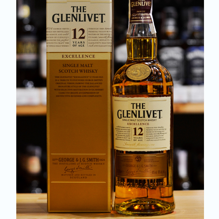 Виски The Glenlivet Excellence 12 лет выдержки 0,7л 40% в подарочной упаковке Односолодовый виски в GRADUS.MARKET. Тел: 063 6987172. Доставка, гарантия, лучшие цены!, фото2