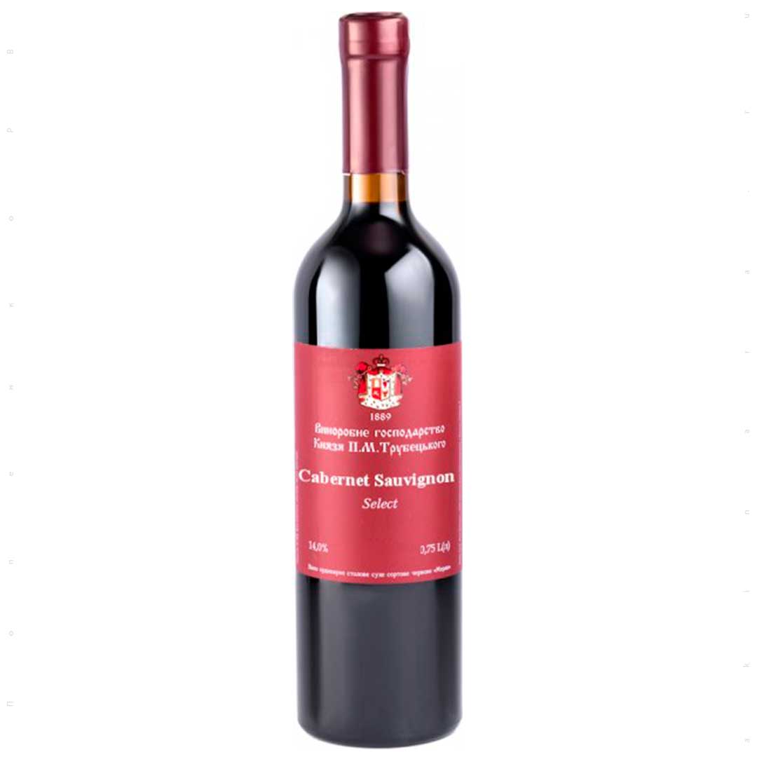 Вино Князь Трубецкой Cabernet красное сухое 0,75л 9,5-13% Вино сухое в GRADUS.MARKET. Тел: 063 6987172. Доставка, гарантия, лучшие цены!, фото1