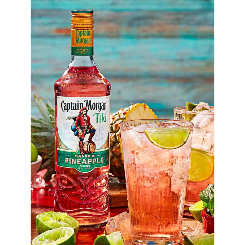 Ром Captain Morgan напій на основі рому Tiki Mango+Pineapple 0,7 л 25% Ром спайсед на GRADUS.MARKET. Тел: 063 6987172. Доставка, гарантія, кращі ціни!, фото3