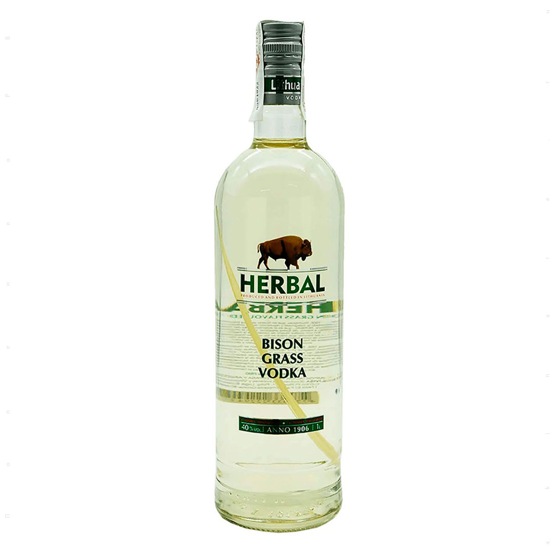 Напій міцний на основі горілки та настоянки Зубрівки Herbal Bison Grass Vodka 1л 40% Настоянки на GRADUS.MARKET. Тел: 063 6987172. Доставка, гарантія, кращі ціни!, фото1