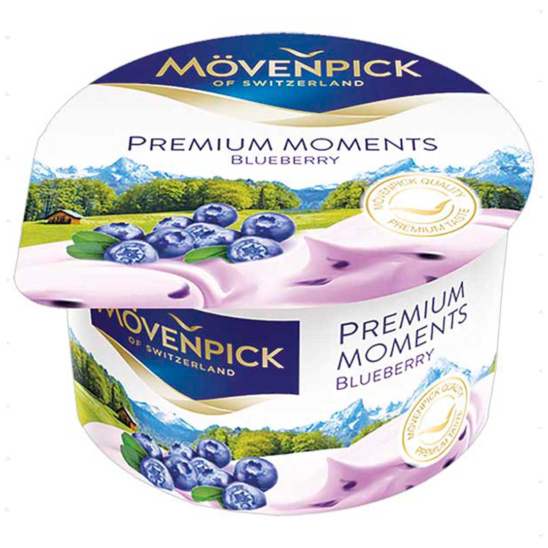 Йогурт Movenpick Premium Moments Чорниця 5%, 100г Йогурти на GRADUS.MARKET. Тел: 063 6987172. Доставка, гарантія, кращі ціни!, фото1