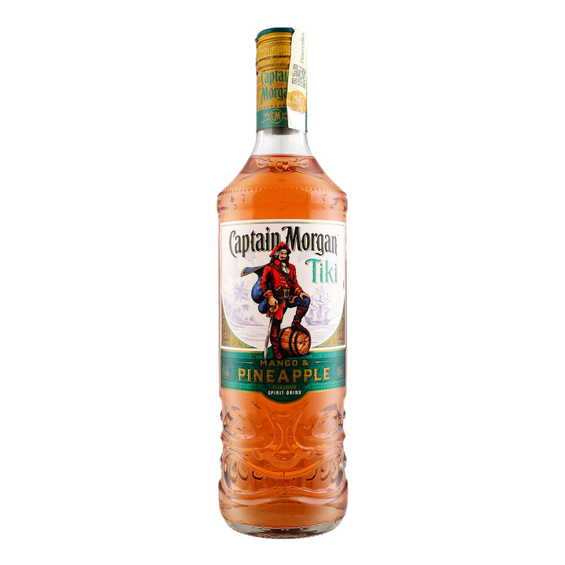 Ром Captain Morgan напій на основі рому Tiki Mango+Pineapple 0,7 л 25% Ром спайсед на GRADUS.MARKET. Тел: 063 6987172. Доставка, гарантія, кращі ціни!, фото1