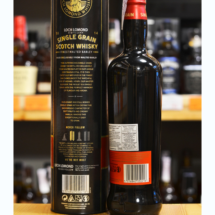 Виски Loch Lomond Single Grain 0,7 л 46% в тубусе Бленд (Blended) в GRADUS.MARKET. Тел: 063 6987172. Доставка, гарантия, лучшие цены!, фото3