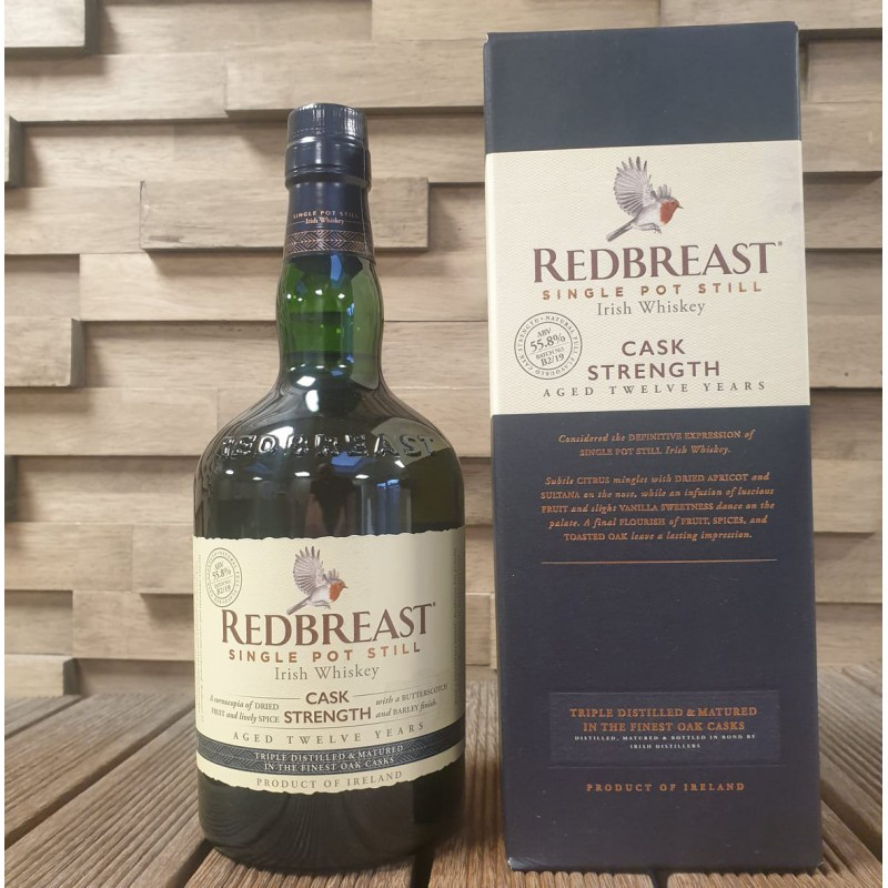 Віскі Redbreast Cask Strength 12 років витримки 0,7 л 48-65% в подарунковій упаковці Односолодовий віскі на GRADUS.MARKET. Тел: 063 6987172. Доставка, гарантія, кращі ціни!, фото2